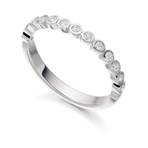 טבעת איטרניטי יהלומים מזהב לבן